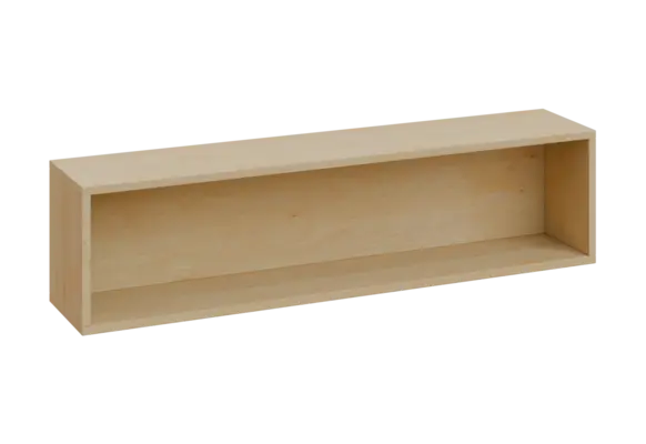 BPB - 120 police na zeď, 240x1200x300, javor horský